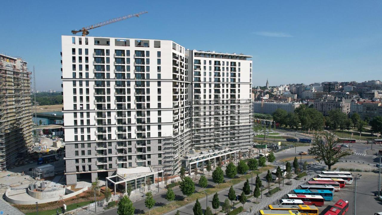 Ferienwohnung Belgrade Waterfront - Beograd Na Vodi-Metropolitan Exterior foto